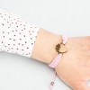 mini: Wooden Bracelet Lady Strawberry Anigre Cotton (2)
