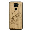 mini: Drewniane Etui Xiaomi Redmi Note 9 WILK DĄB (1)
