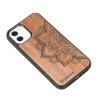 mini: Drewniane Etui na iPhone 12 Mini MANDALA JABŁOŃ (2)