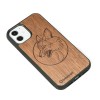 mini: Apple iPhone 12 Mini Fox Merbau Wood Case (2)