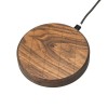 mini: Wireless Charger Bewood Slim Circle QI 15W Walnut (9)