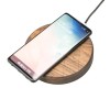 mini: Wireless Charger Bewood Slim Circle QI 15W Walnut (10)