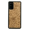 mini: Drewniane Etui na Samsung Galaxy S20 FE RÓŻE ANIEGRE (1)