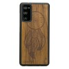 mini: Drewniane Etui na Samsung Galaxy S20 FE ŁAPACZ SNÓW IMBUIA (1)