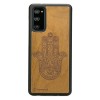 mini: Drewniane Etui na Samsung Galaxy S20 FE HAMSA IMBUIA (1)