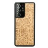 mini: Drewniane Etui na Samsung Galaxy S21 Ultra RÓŻE ANIEGRE (1)