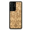 mini: Drewniane Etui na Samsung Galaxy S21 Ultra POLSKI FOLK ANIEGRE (1)