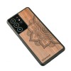 mini: Drewniane Etui na Samsung Galaxy S21 Ultra MANDALA JABŁOŃ (2)