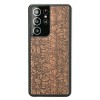 mini: Drewniane Etui na Samsung Galaxy S21 Ultra LIŚCIE JABŁOŃ (1)
