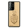 mini: Drewniane Etui na Samsung Galaxy S21 Ultra KOTWICA DĄB (1)