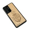 mini: Drewniane Etui na Samsung Galaxy S21 Ultra KOTWICA DĄB (2)