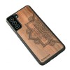 mini: Drewniane Etui na Samsung Galaxy S21 MANDALA JABŁOŃ (2)