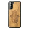 mini: Drewniane Etui na Samsung Galaxy S21 HAMSA IMBUIA (1)