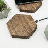 mini: Ładowarka indukcyjna Bewood Slim Hexagon QI 15W Orzech (4)