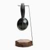 mini: Stojak na słuchawki Bewood z Ładowarką QI 15W - Black - Orzech (7)