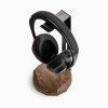 mini: Stojak na słuchawki Bewood z Ładowarką QI 15W - Black - Orzech (10)