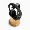 mini: Wood Headphone Stand with QI Charger 15W - Black - Oak (12)