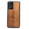 mini: Drewniane Etui na Samsung Galaxy A52/A52s 5G LIS MERBAU (1)