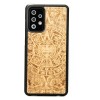 mini: Drewniane Etui na Samsung Galaxy A52/A52s 5G KALENDARZ AZTECKI ANIEGRE (1)