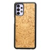 mini: Drewniane Etui na Samsung Galaxy A32 5G KALENDARZ AZTECKI ANIEGRE (1)