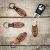 mini: Wooden Keychain Leather Home Sweet Home Merbau (3)