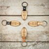 mini: Wooden Keychain Leather Home Sweet Home Anigre (2)