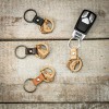 mini: Drewniany Brelok Leather Wilk Geometryczny Aniegre (3)