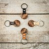 mini: Drewniany Brelok Leather Góry Merbau (2)