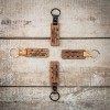 mini: Drewniany Personalizowany Brelok Leather Mapa Plus Twój Tekst Merbau (2)