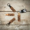mini: Drewniany Personalizowany Brelok Leather Mapa Plus Twój Tekst Merbau (3)