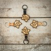 mini: Drewniany Personalizowany Brelok Leather Dom Plus Inicjały Aniegre (2)