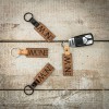 mini: Drewniany Personalizowany Brelok Leather Koordynaty Merbau (3)