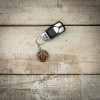 mini: Drewniany Brelok Basic Niedźwiedź Geometryczny Merbau (2)