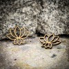 mini: Drewniane kolczyki LOTUS Aniegre (2)