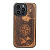 mini: Drewniane Etui na iPhone 13 Pro RÓŻA WIATRÓW MERBAU (1)