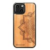 mini: Drewniane Etui na iPhone 13 Mini MANDALA JABŁOŃ (1)