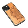 mini: Drewniane Etui na iPhone 13 Mini MANDALA JABŁOŃ (2)