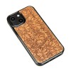 mini: Drewniane Etui na iPhone 13 Mini LIŚCIE JABŁOŃ (2)