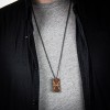 mini: Dog tag Bewood Zodiac Signs Imbuia Black (4)