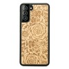 mini: Drewniane Etui na Samsung Galaxy S21 FE RÓŻE ANIEGRE (1)