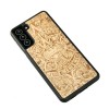 mini: Samsung Galaxy S21 FE Aztec Calendar Anigre Wood Case (2)