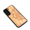 mini: Drewniane Etui na Samsung Galaxy S22 MANDALA JABŁOŃ (2)