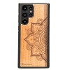 mini: Drewniane Etui na Samsung Galaxy S22 Ultra MANDALA JABŁOŃ (1)