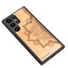 mini: Drewniane Etui na Samsung Galaxy S22 Ultra MANDALA JABŁOŃ (2)