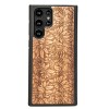 mini: Drewniane Etui na Samsung Galaxy S22 Ultra LIŚCIE JABŁOŃ (1)