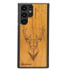 mini: Drewniane Etui na Samsung Galaxy S22 Ultra JELEŃ IMBUIA (1)