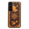 mini: Drewniane Etui Bewood na Samsung Galaxy S23 RÓŻA WIATRÓW MERBAU (1)