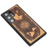 mini: Drewniane Etui Bewood na Samsung Galaxy S23 Ultra RÓŻA WIATRÓW MERBAU (3)