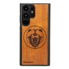 mini: Drewniane Etui Bewood na Samsung Galaxy S23 Ultra NIEDŹWIEDŹ MERBAU (1)
