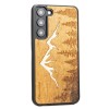 mini: Drewniane Etui Bewood na Samsung Galaxy S23 Plus GÓRY IMBUIA (2)